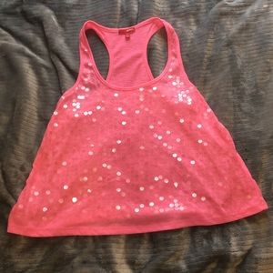 Sparkly tank top